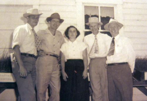 Members of the RCREC staff in April 1952