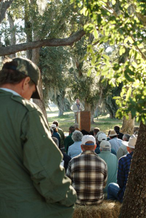 photo of attendees networking at Field Day 2006